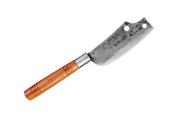 Old knife isolated  on white background with clipping path included.