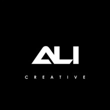 ALI Letter Initial Logo Design Template Vector Illustration