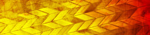 Vibrant Orange Grunge Tech Geometric Abstract Background. Vector Banner Design