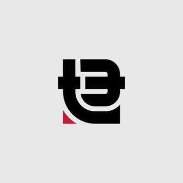 T3 - logo, design element or icon. Monogram. Logotype with letter T and number 3.