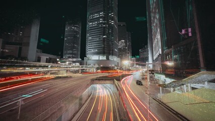 Wall Mural - creating digital model of a city. artificial intelligence technology concept. smart city