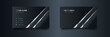 © Ahmad - Modern luxury business card template design. Inspiration from the abstract background. Contact card for company. Two sided silver design vector illustration template.