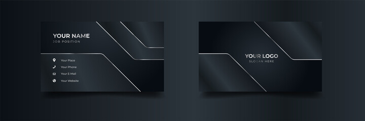 Wall Mural - modern luxury business card print template design. inspiration from the abstract. contact card for c