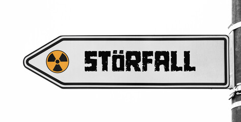 Sticker - Radioaktiver Störfall