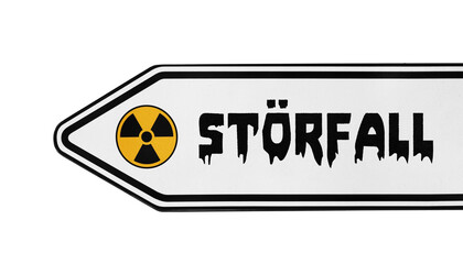 Sticker - Radioaktiver Störfall