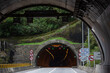 One of the tunnels that connects the new highway between the capital Bogota and the city of Villavicencio in the department of Meta. Colombia