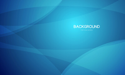 Aufkleber - Abstract background vector illustration. Gradient blue with geometric shapes composition.