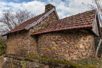 Poster - Vigeois (Corrèze, France) - Four à pain pittoresque