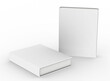 © TANABOON - template empty hardcover book mockup set , 3d rendering.