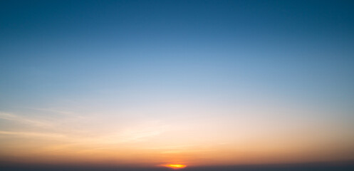 Wall Mural - sunset sky with clouds