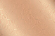 Seamless golden interlaced rounded arc patterned background vector