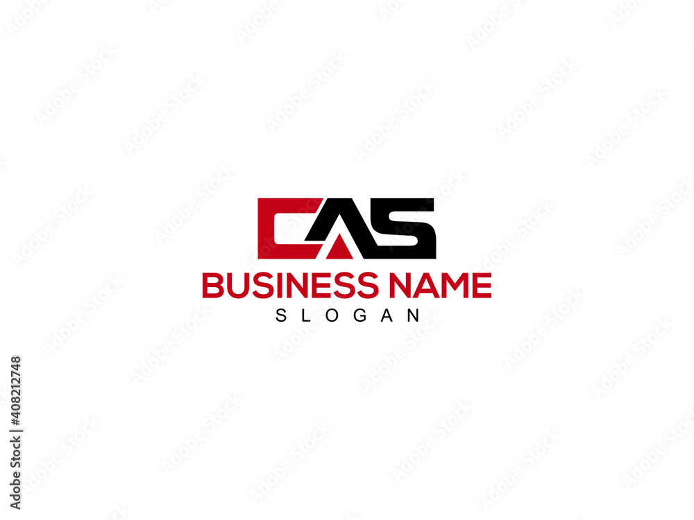 Letter Cas Design CAS Letter and templates design For Your Business Stock Vector | Adobe ...