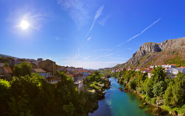 Wall Mural - Cityscape of Mostar - Bosnia and Herzegovina