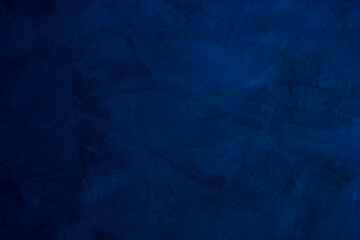 beautiful abstract grunge decorative navy blue dark stucco wall texture background. banner with spac