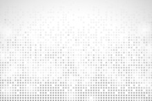 Gray Abstract Pixel Art Background