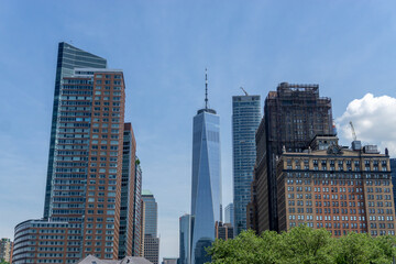 New York City Center from Statue of Liberty National Park