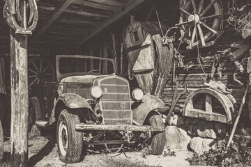 Oldtimer found in an old barn
