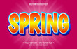 © nawaitgraph - Editable text effect - spring orange gradient color modern style