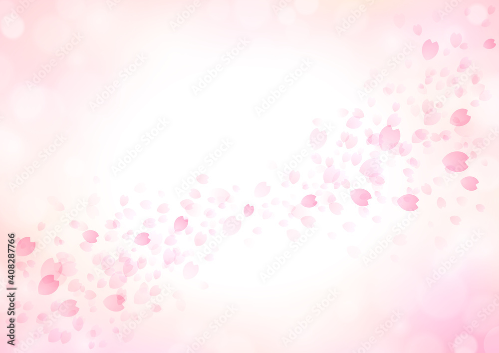 桜の背景イラスト Fototapety 3d