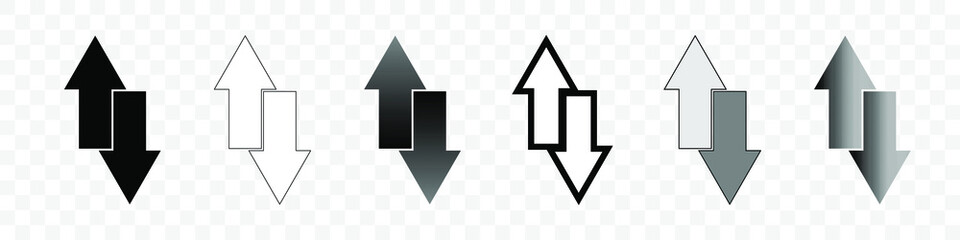 Poster - Download Upload vector icon. Sign for mobile concept and web design.