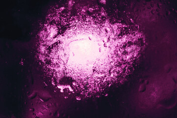 Aufkleber - Beautiful abstract surreal brush smear light pastel dark magic. Background pattern for design. Macro photography view.