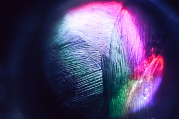 Aufkleber - Beautiful abstract surreal texture on a light pastel dark magic. Background pattern for design. Macro photography view..