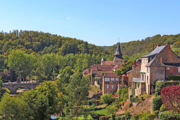 Nouvelle-Aquitaine - Limousin - Creuse - Panorama sur La Celle-Dunoise et sa forêt