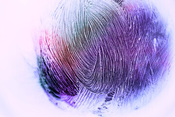 Aufkleber - Beautiful abstract surreal drops light pastel  swirl magic . Background pattern for design. Macro photography view.