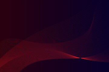 Poster - abstract line background