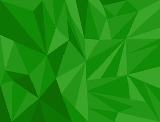 Leinwandbilder - Green background with the theme of paper curves