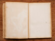 © Tetra Images/Tetra Images - Close up of blank pages in antique book