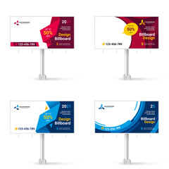 Wall Mural - collection of banner design, creative set of billboard design for street advertising, modern graphic