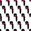 Amy Winehouse. Seamless vector illustration.
