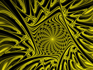 Wall Mural - abstract fractal spiral background, computer-generated illustration.