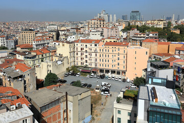 Wall Mural - Skyline of Istanbul. View to the North from the Galata tower. Turkey.