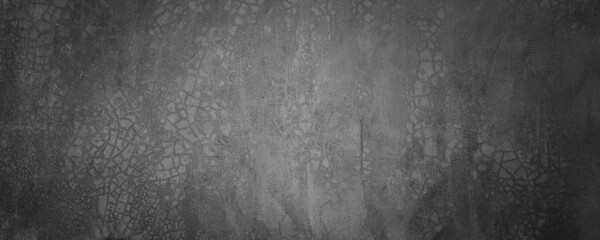 Wall Mural - black and gray concreate and cement horizontal background