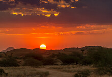 African Sunset Spitzkoppe Erongo Namibia
