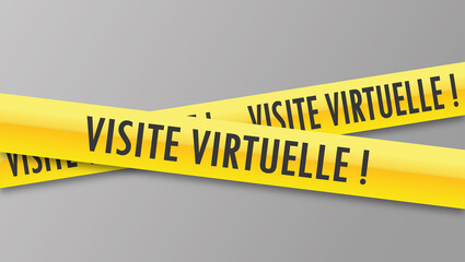 Canvas Print - Logo visite virtuelle.