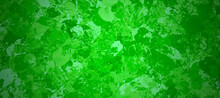Abstract Fractal Colorful Green Emerald Olive Clover Lime Marbled Stone Wall Concete Cement Grunge Image Paint Background Bg Texture Wallpaper Art Frame Sample Illustration Board