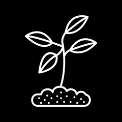 Poster - Unique Plant Vector Line Icon