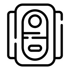 Poster - open switch energy icon. outline open switch energy vector icon for web design isolated on white bac