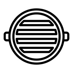 Poster - Sewage manhole icon. Outline sewage manhole vector icon for web design isolated on white background