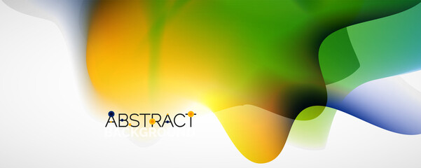 Fluid color gradient abstract background, trendy colorful wallpaper. Vector illustration for placards, brochures, posters, banners and covers