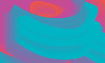 Poster - abstract background with colorful circles
