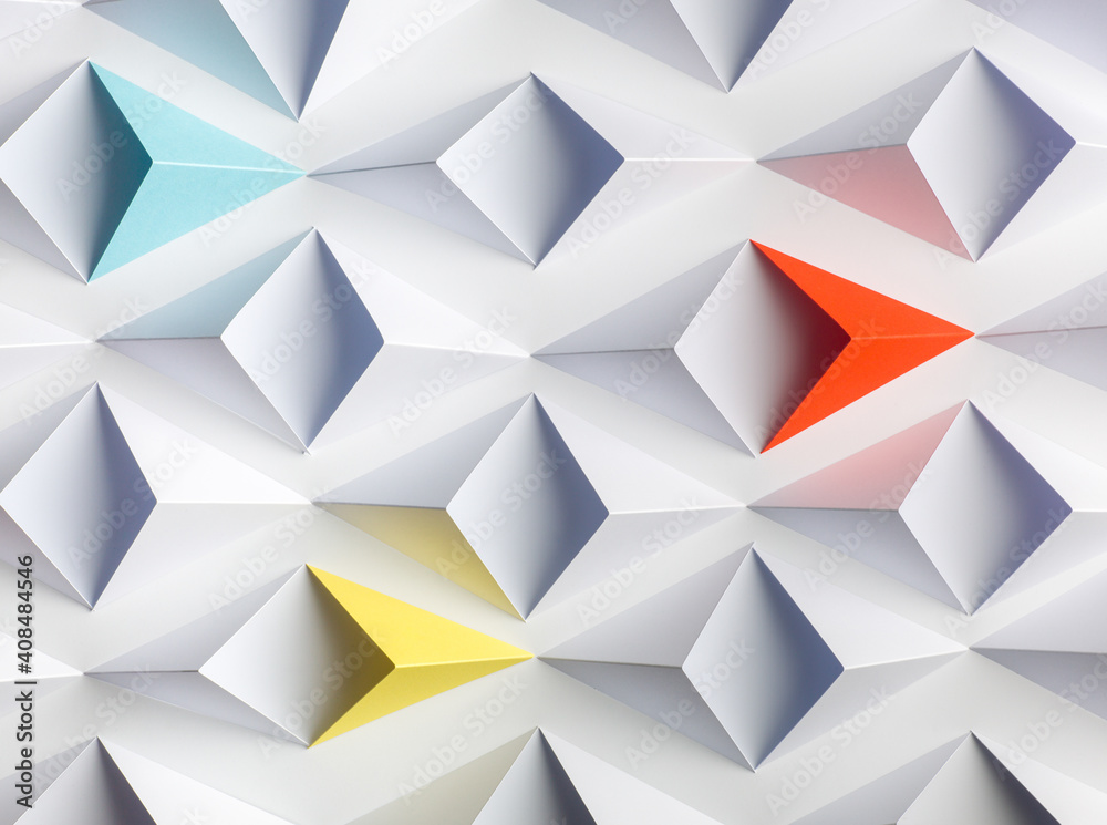 Abstract paper concepts origami - obrazy, fototapety, plakaty 