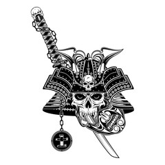 Wall Mural - Skull_Samurai_0002