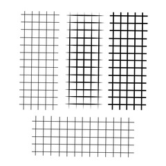 Wall Mural - Hand drawn artistic ink drawing elements. Abstract sketch vector elements