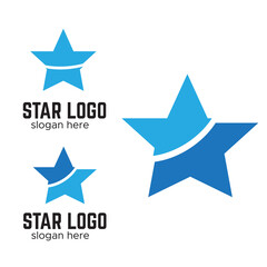 Wall Mural - stars vector logo. star business vector logo shape