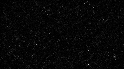 Wall Mural - 4k twinkling stars of endless space