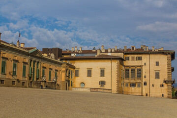 View of Pitti palace in Florence, Italy